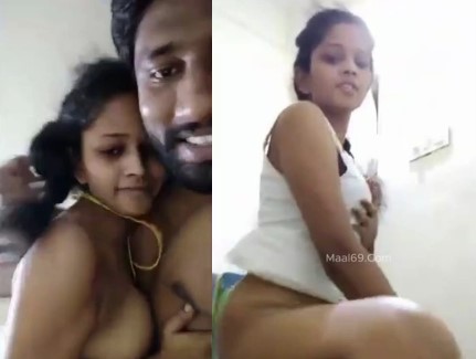 Desi Cute girl riding on her boyfriend