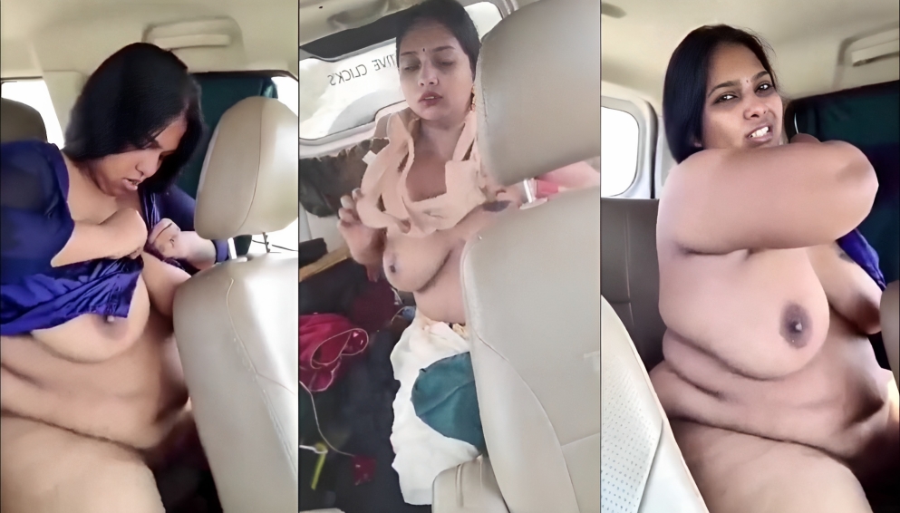 Thick Wife After Fuck Wearing Clothes Inside Car
