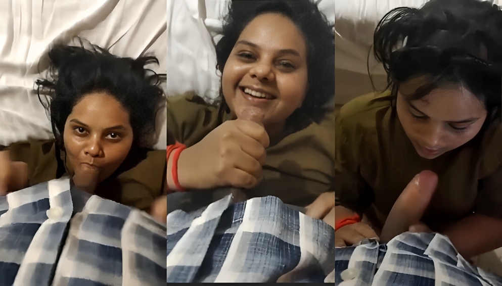 Cheater Wife Giving Blowjob To Lover In Hotel