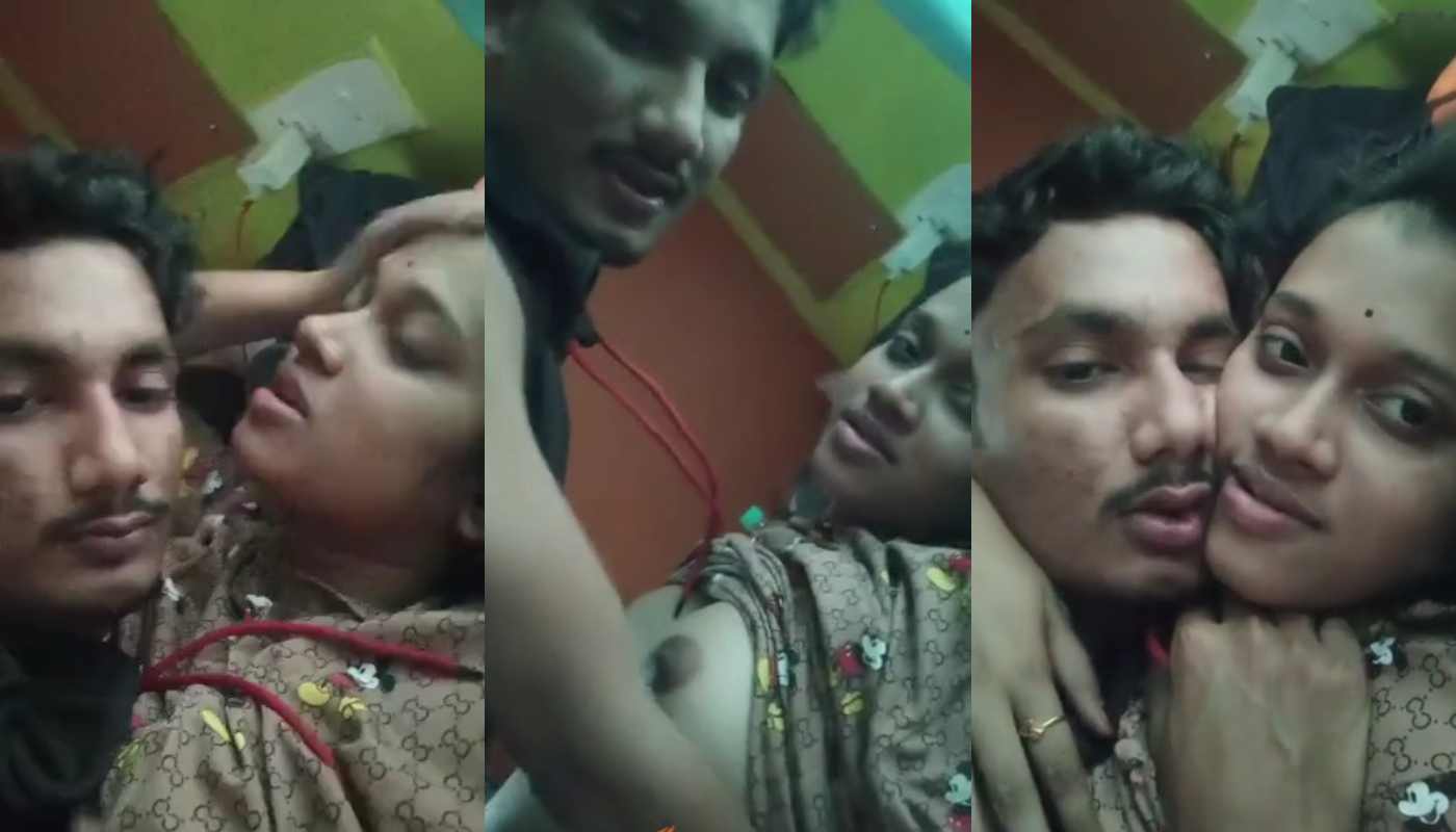 Desi college couple engaging in passionate sex in Oyo room