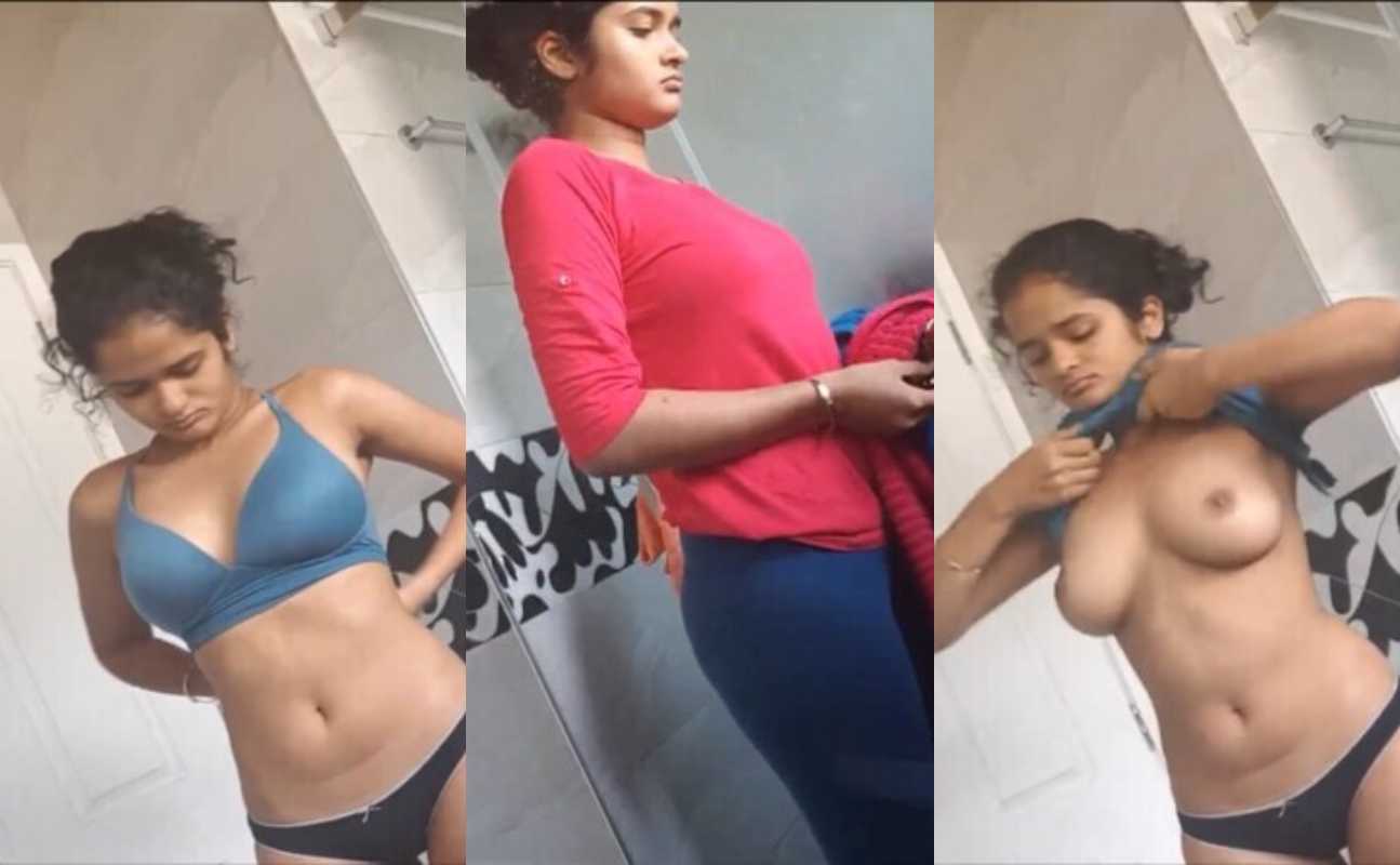 Sexy babe in shower