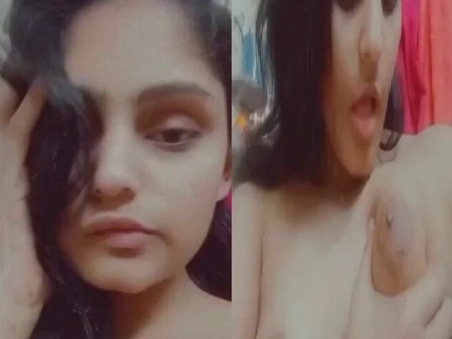 Cute Hot girl licking own boobs free sex India